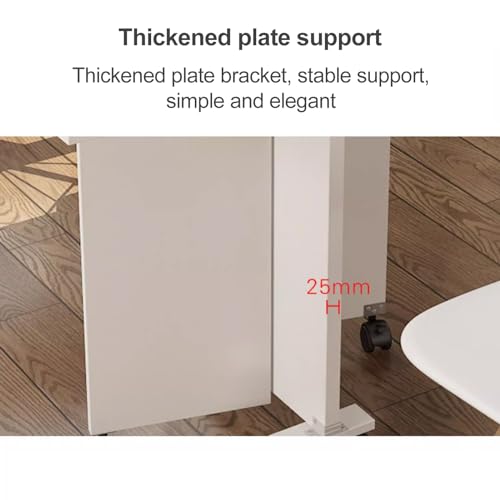 Space Saving Folding Dining Table, Extendable Butterfly Table, Drop Leaf Dining Table with 6 Wheels, Multifunction Folding Dining Table, Foldable in 3 Forms, for Restaurant, Kitchen, Bedroom ( Color :