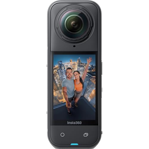 Insta360 X5 8K 360 Waterproof Action Camera with PureVideo AI, Stabilization, 185-Min Battery Life (CINSAAHA_X501) + 50-in-1 Accessory Kit + 128GB Card + More Kit