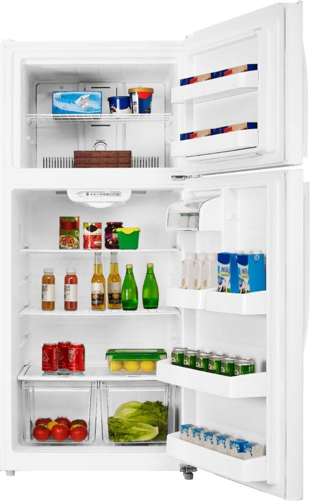 Insignia - 18 Cu. ft. Top-freezer Refrigerator - White