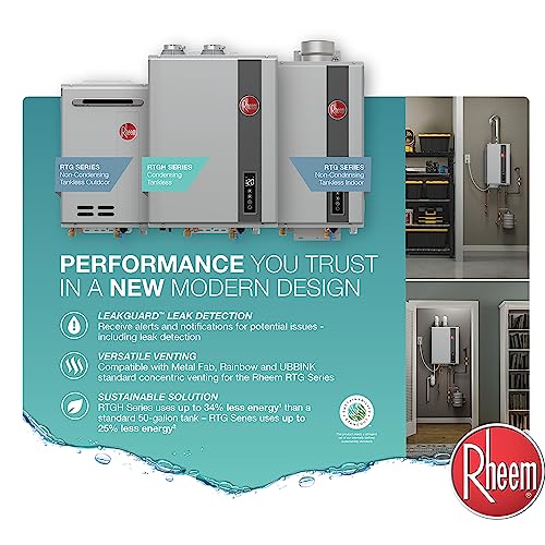 Rheem Super High Efficiency Condensing Indoor Tankless Liqiud Propane Water Heater