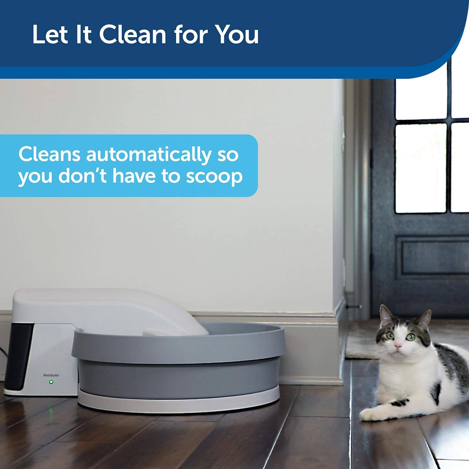 PetSafe Simply Clean Self-Cleaning Cat Litter Box, Automatic Litter