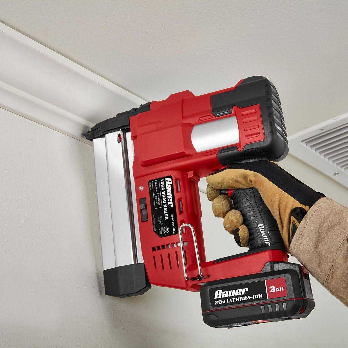 Bauer 20V Cordless 18 Gauge Brad Nailer - Shop Hardware Tools Online Store
