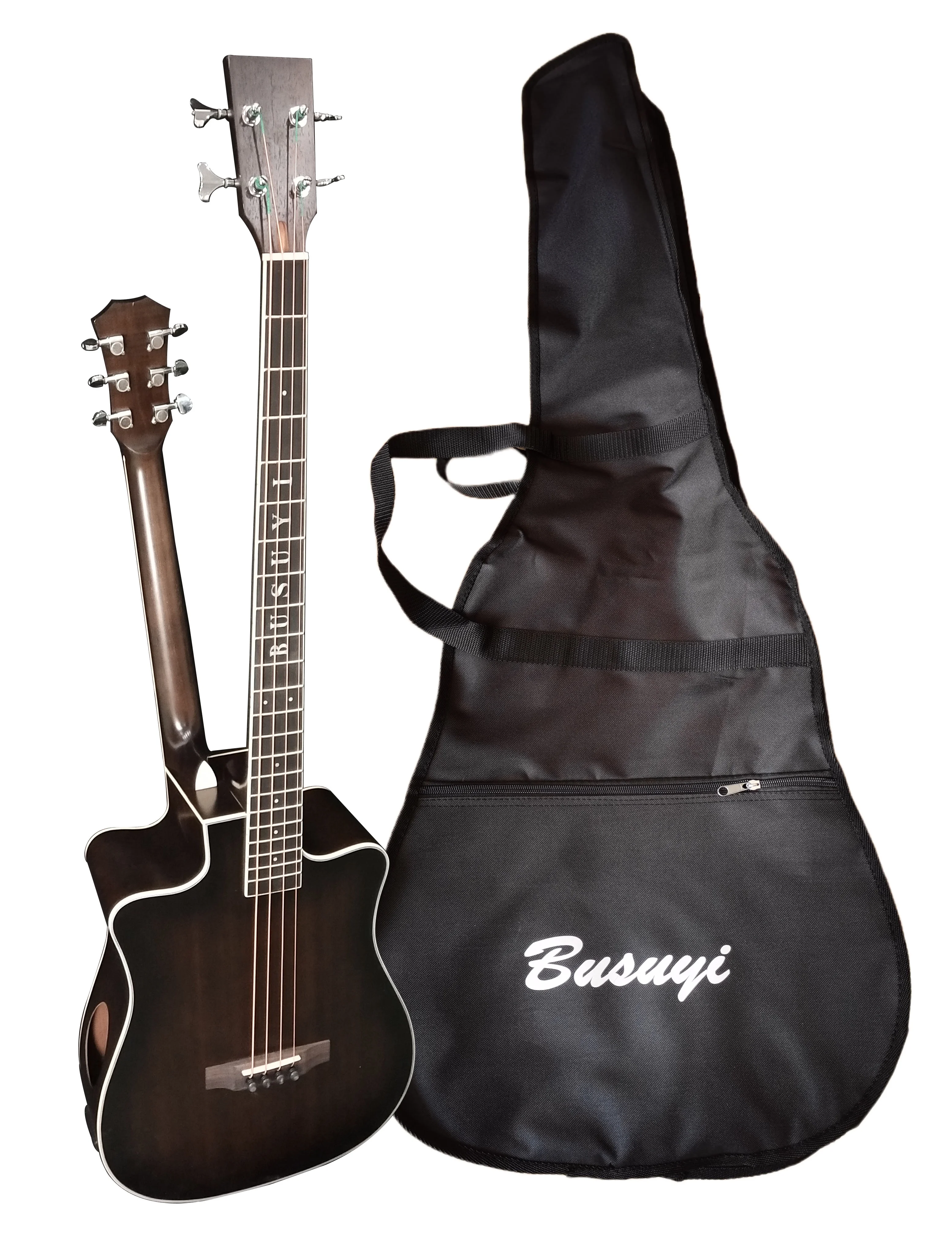 4 String Bass/ 6 String Lead Acoustic/ Electric Busuyi Guitar - Curated Treasures Market
