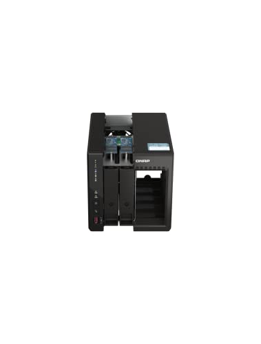 QNAP TS-453E-8G-US 4 Bay High-Performance Desktop NAS with Intel Celeron Quad-core Processor, 8 GB DDR4 RAM and Dual 2.5GbE (2.5G/1G/100M) Network Connectivity (Diskless)