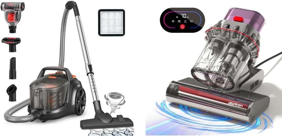 Aspiron Canister Vacuum Cleaner & Mattress Vacuum Cleaner