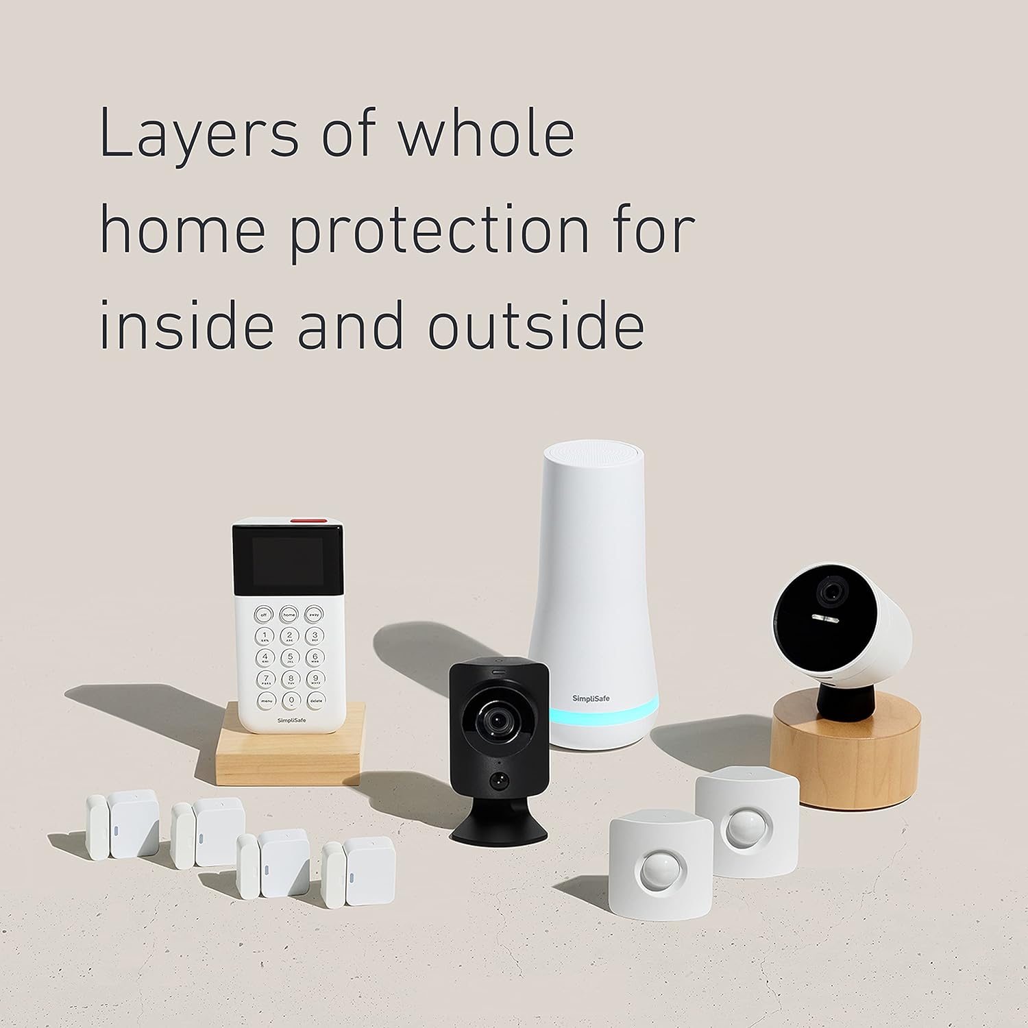SimpliSafe 12 Piece Wireless Home Security System w/HD Camera - Optional 24/7 Professional Monitoring - No Contract - Compatible with Alexa and Google Assistant