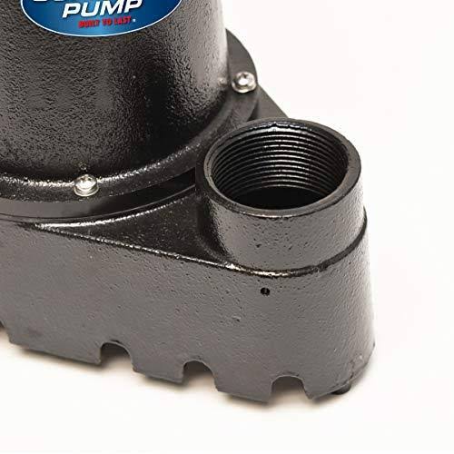 Superior Pump 92331 Tethered Iron Sump Pump, 1/3 HP