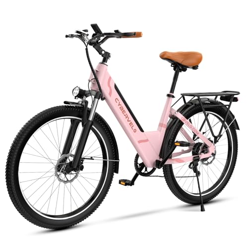 DriftGod 26" Electric Bike for Adults – Powerful 1000W Motor, 48V Removable Battery, 7-Speed, Front Suspension & LCD Display – Commuter and Mountain EBike for Women