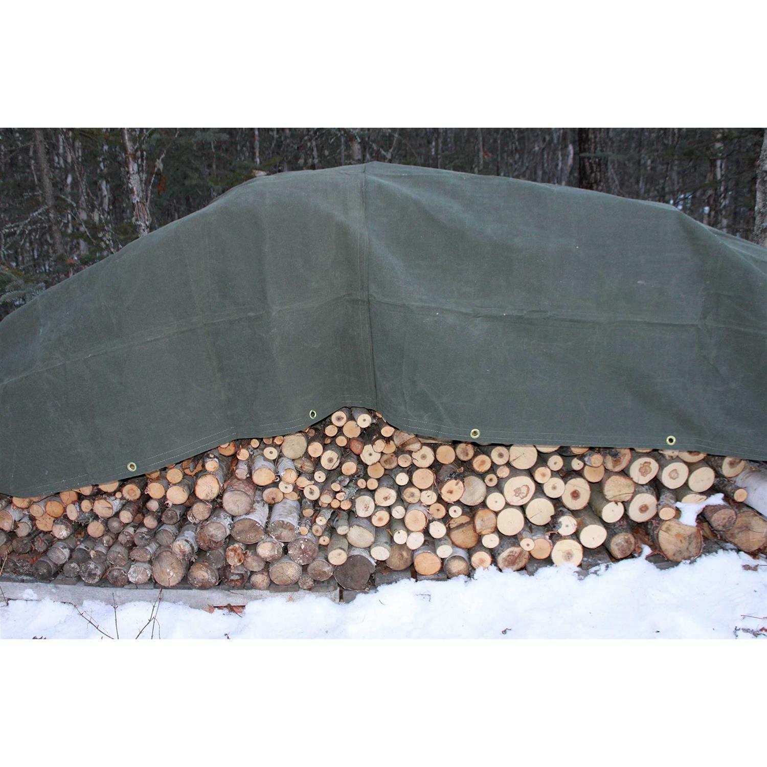 Dry Top Olive Canvas Tarp - Shop Hardware Tools Online Store