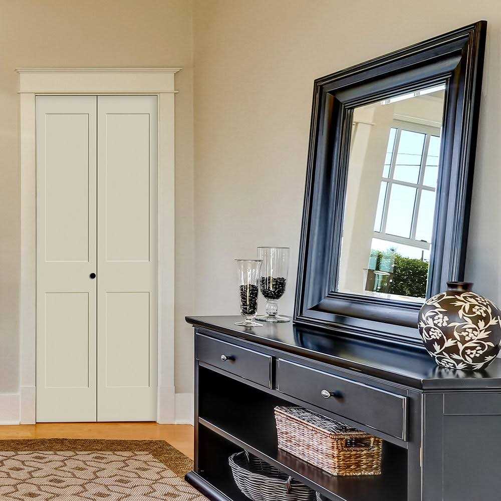 Primed 2 Panel Shaker Bi-Fold Door Trimlite 2068pri8402BF