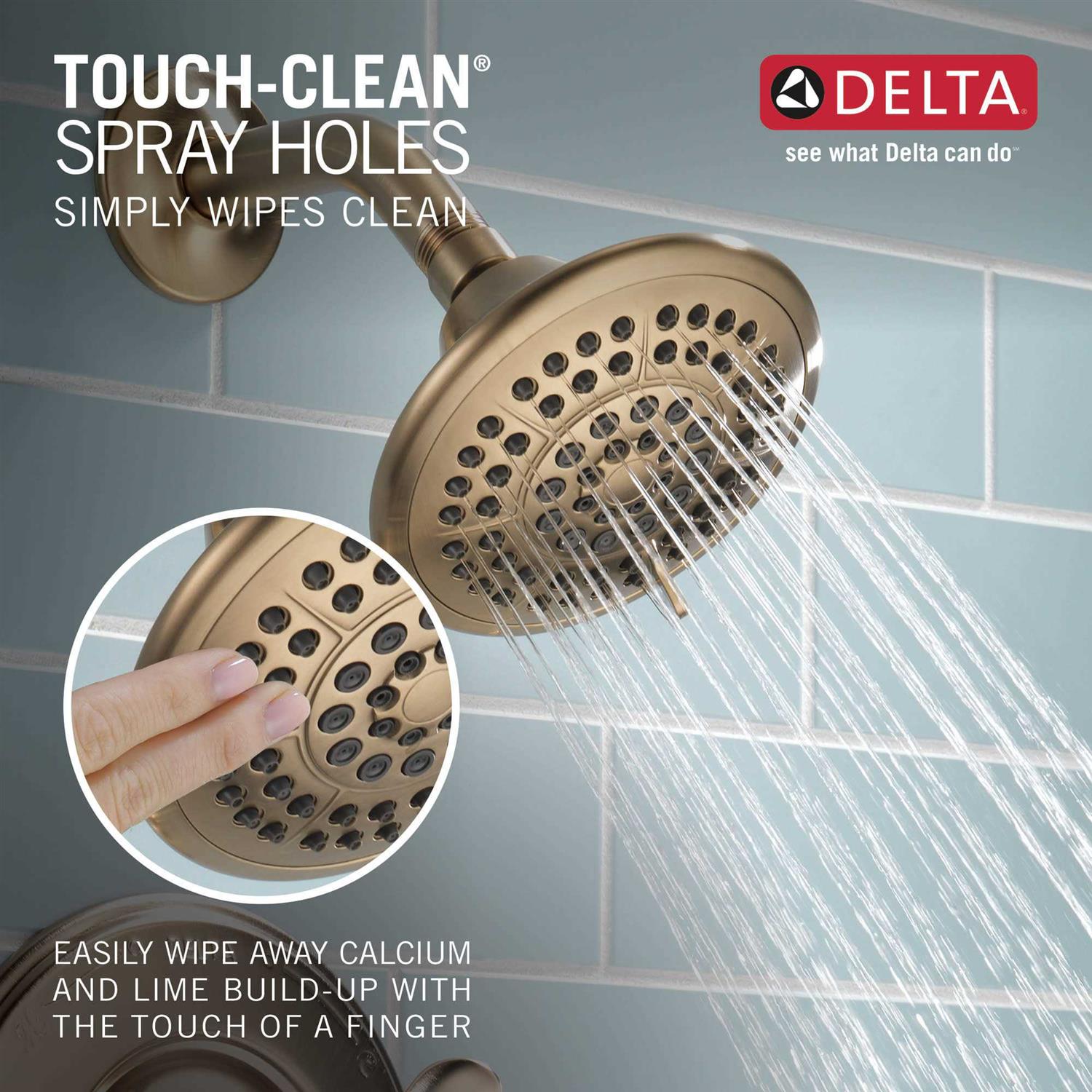 Delta Linden Monitor 14 Series Tub &amp; Shower Trim T14494 - Shop Hardware Tools Online Store