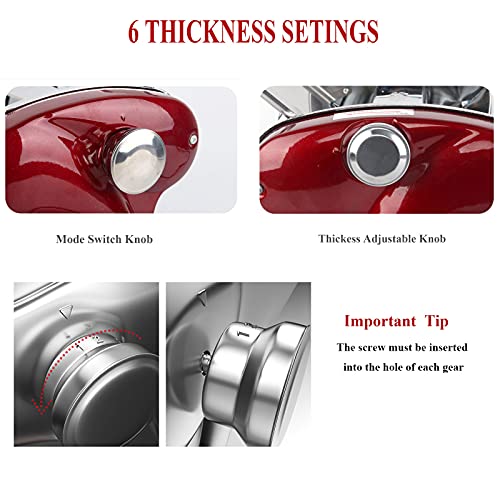 Electric Household Pasta Maker Automatic Noodle Maker Machine Dough Pressing Spaghetti Roller 2-in-1 Dual Knife No Disassembled Stainless Steel for Home Commercial Use