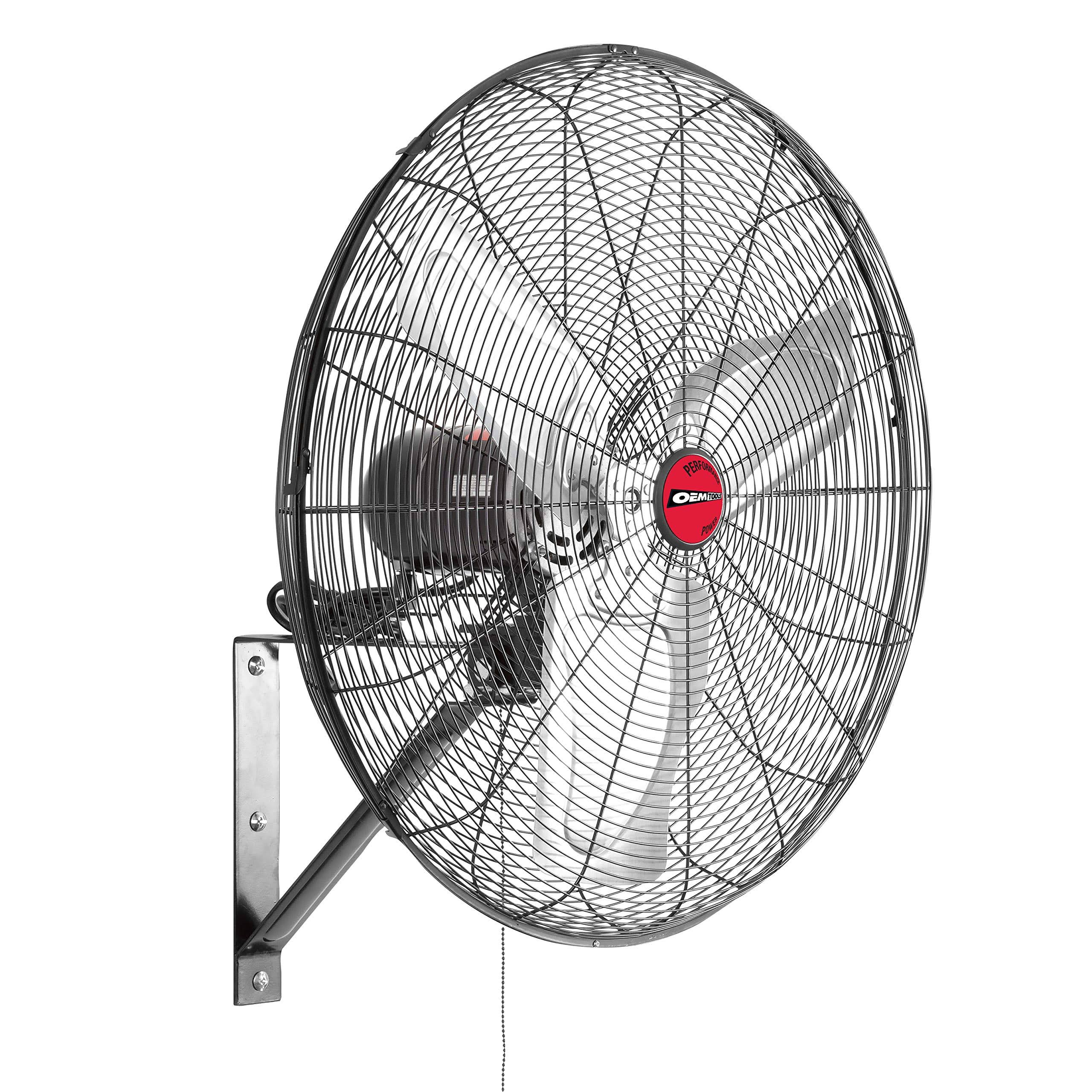 OEMTOOLS 24883 24 inch Oscillating Wall Mount Fan