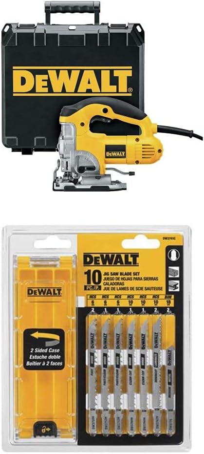 DEWALT Jig Saw, Top Handle, 6.5-Amp, Corded (DW331K)
