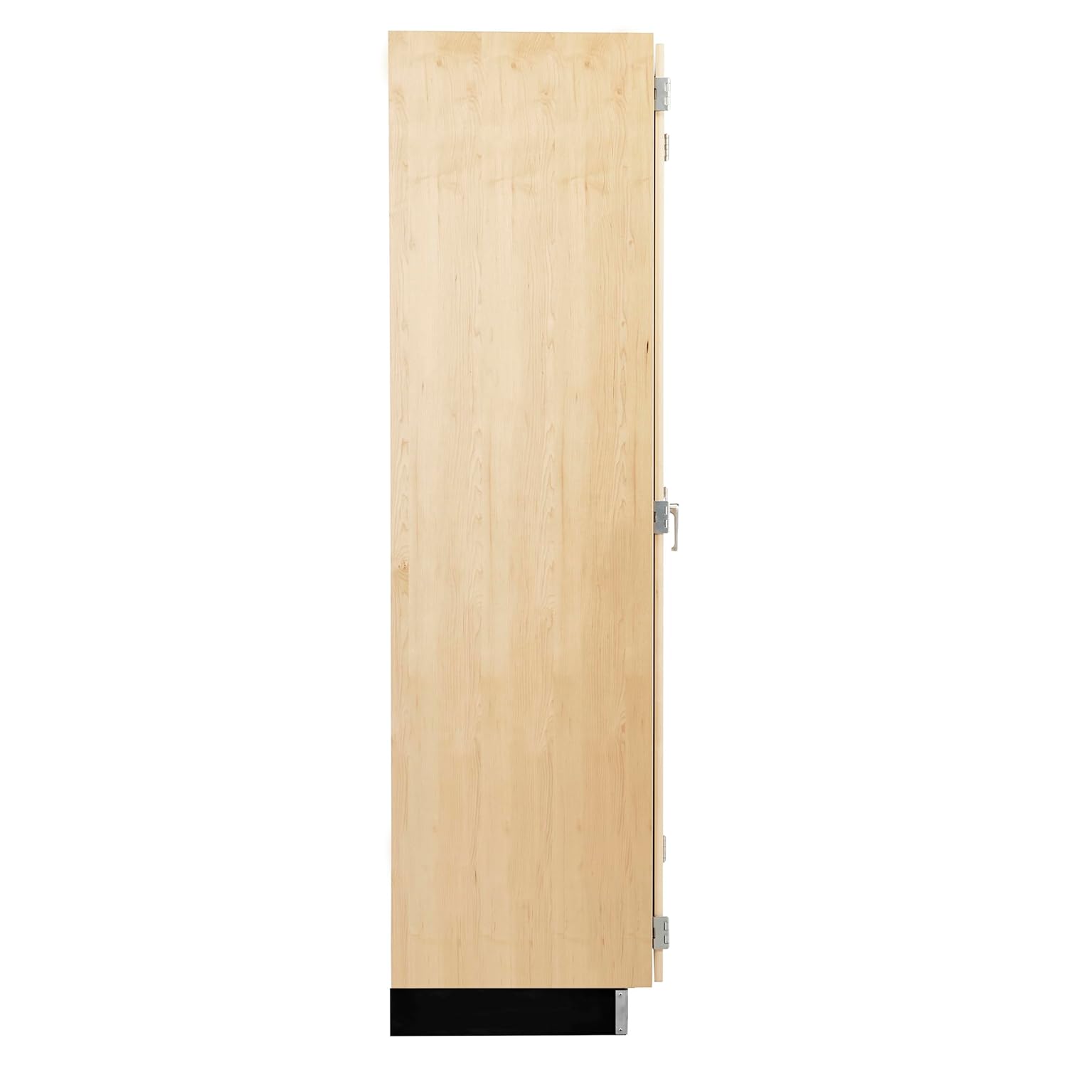 Diversified Spaces School Classroom Tall Tote Tray & Shelf Storage Cabinet, 48" W x 22" D x 84" H, 24 Trays, Oak Construction, Locking Double Doors, Chemical Resistant Finish, Made in USA