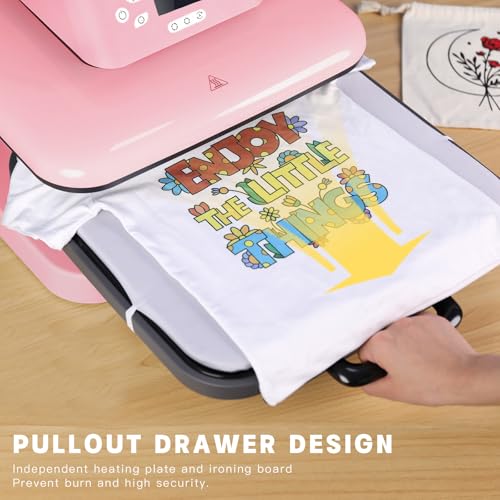 HTVRONT Auto Heat Press Machine for T Shirts - 15x15 Smart T Shirt Press Machine with Auto Release - Professional Heat Press for Sublimation, Vinyl, Heat Transfer Projects