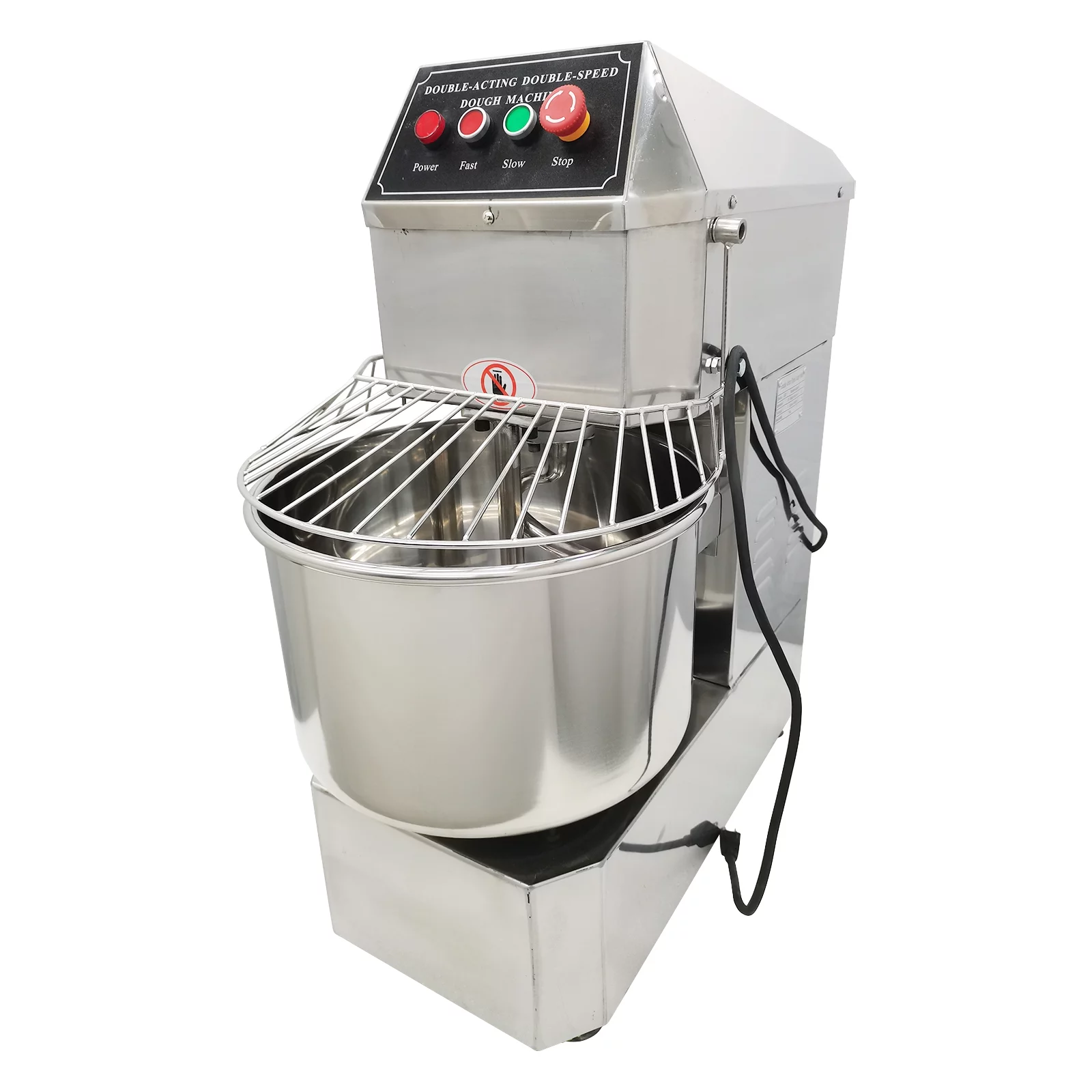 Techtongda 20 QT Dough Food Mixer Dough Kneading Machine Electric Flour Mixer Dough Maker Double Action Double Speed