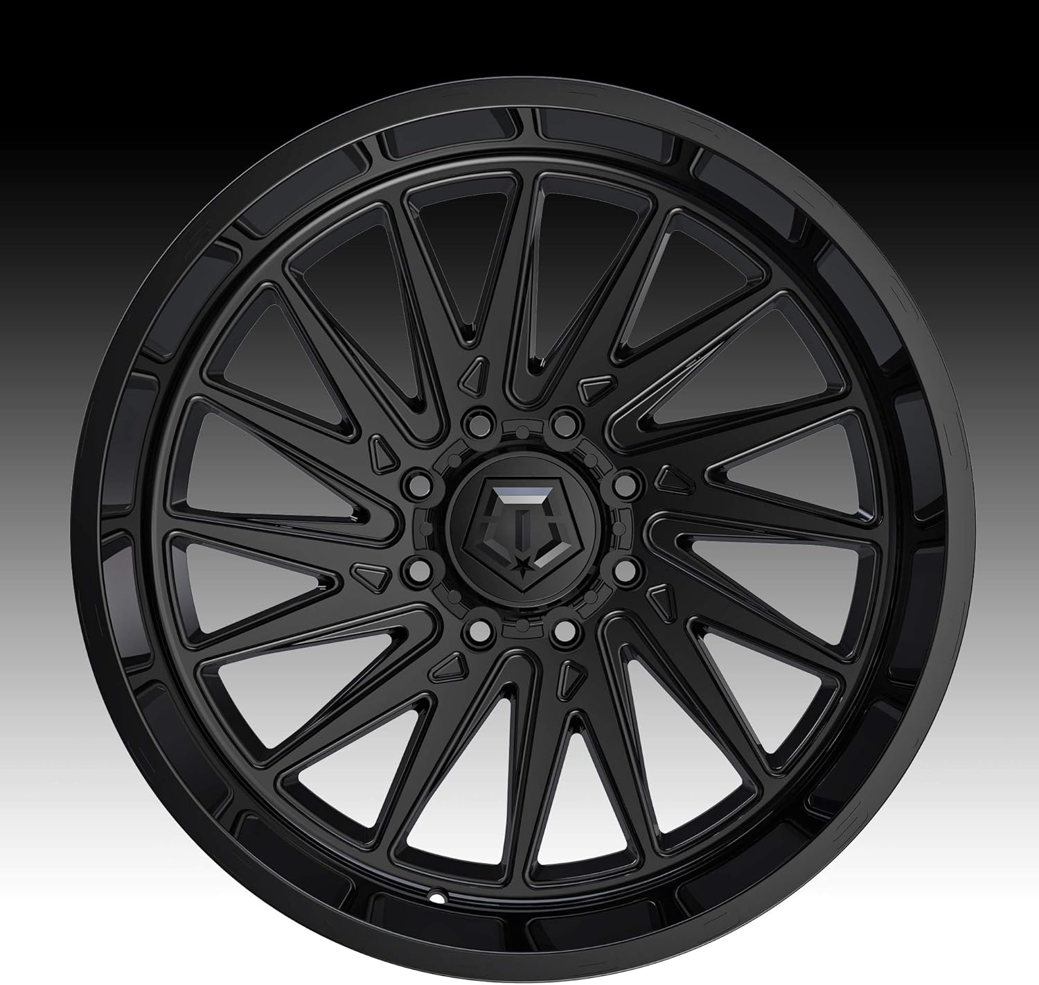 TIS 547B 22x12 6x135-44mm Black Wheel Rim 22" Inch