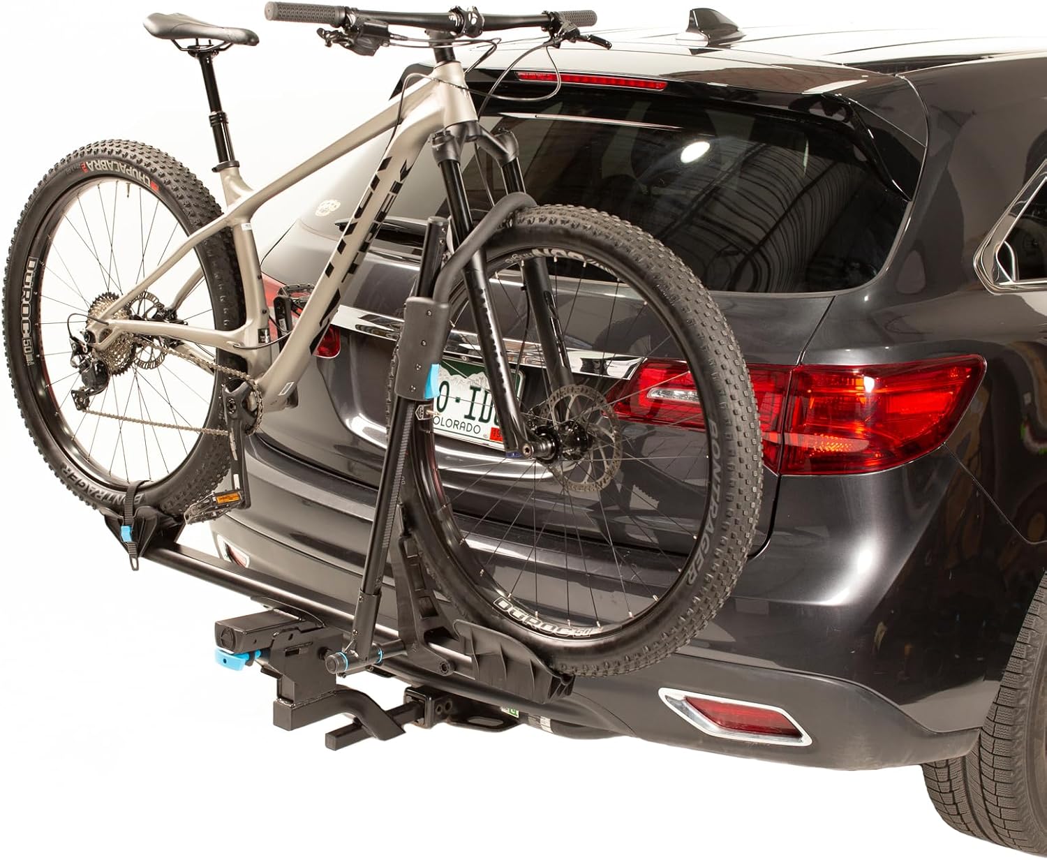 RockyMounts MonoRail Solo 1-Bike (2" &1.25") Expandable Platform Hitch Bicycle Rack