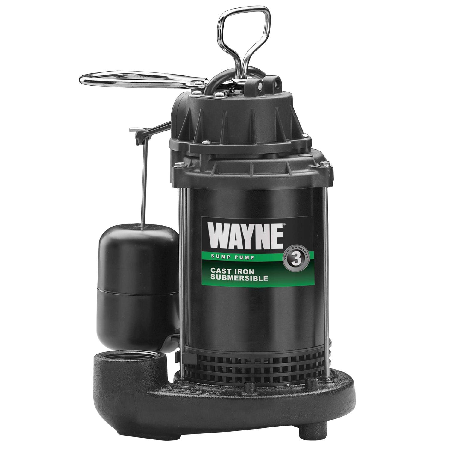 Wayne 1/3 HP Cast Iron Submersible Sump Pump CDU790 - Shop Hardware Tools Online Store