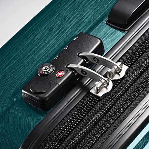 Samsonite Winfield 2 Hardside Expandable Luggage with Spinner Wheels, Brushed Anthracite, Checked-Large 28-Inch