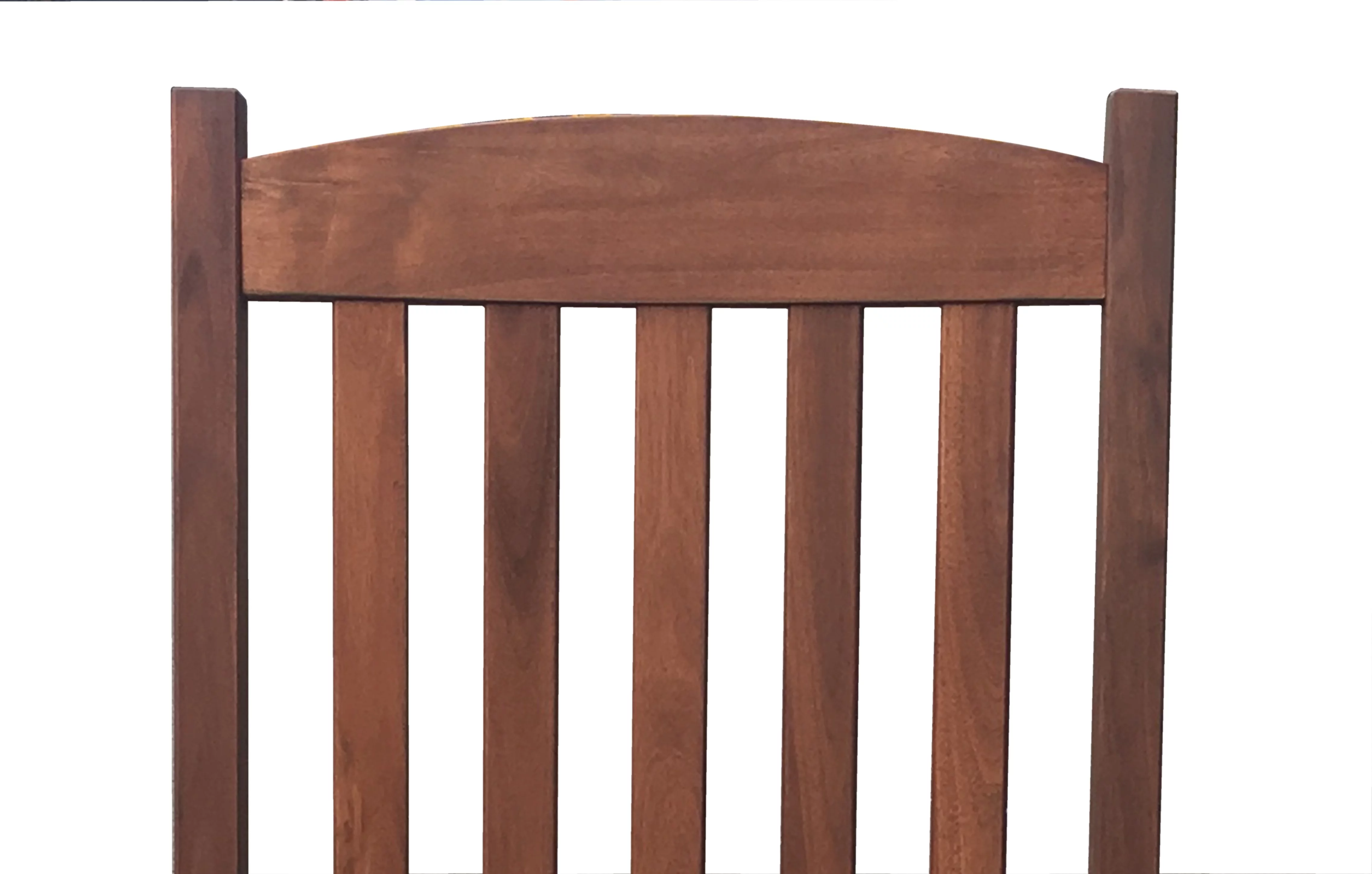 Mainstays Outdoor Wood Porch Rocking Chair, White Color, Weather Resistant Finish