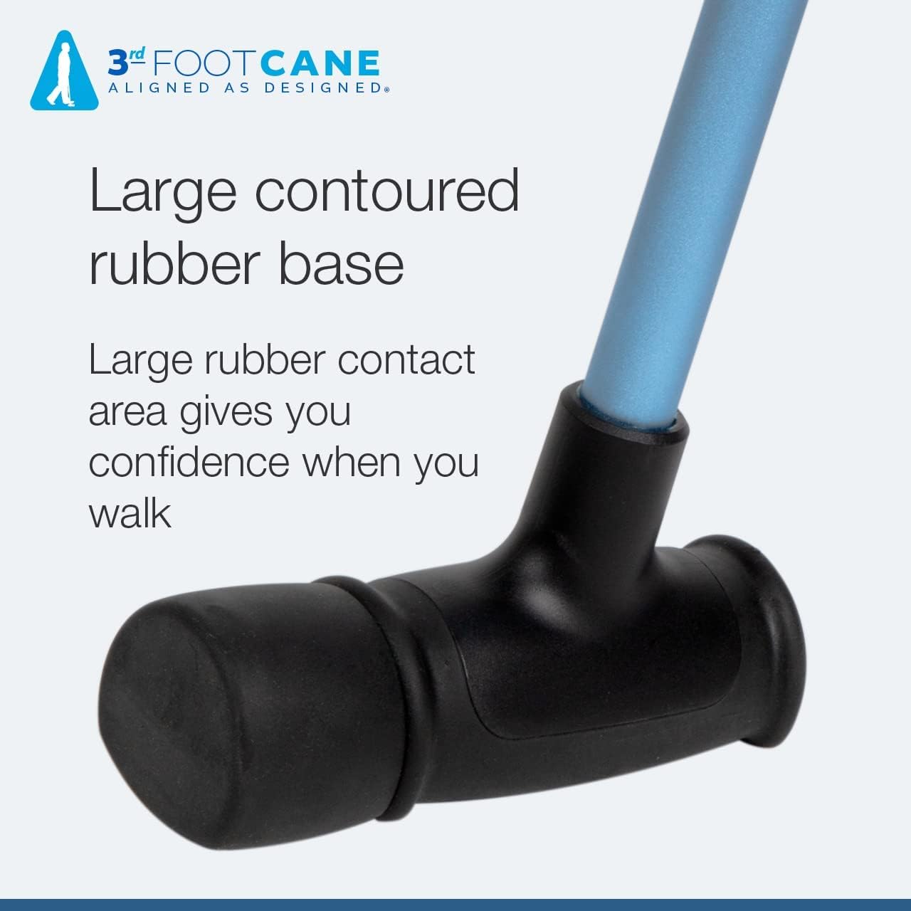 The 3rd Foot Cane by Aligned As Designed, Best Cane for Balance, Posture & Stability, The Third Foot Cane, Rehab Cane, The Drop Foot Cane