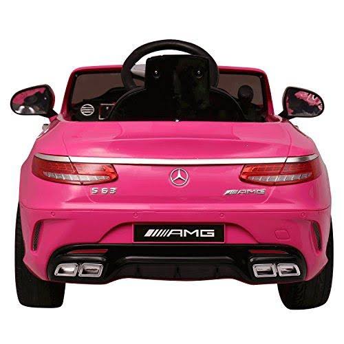 Official Licensed Mercedes Benz Ride on Car with Remote Control for Kids | 12V Power Battery AMG S63 Kid Car to Drive with 2.4g