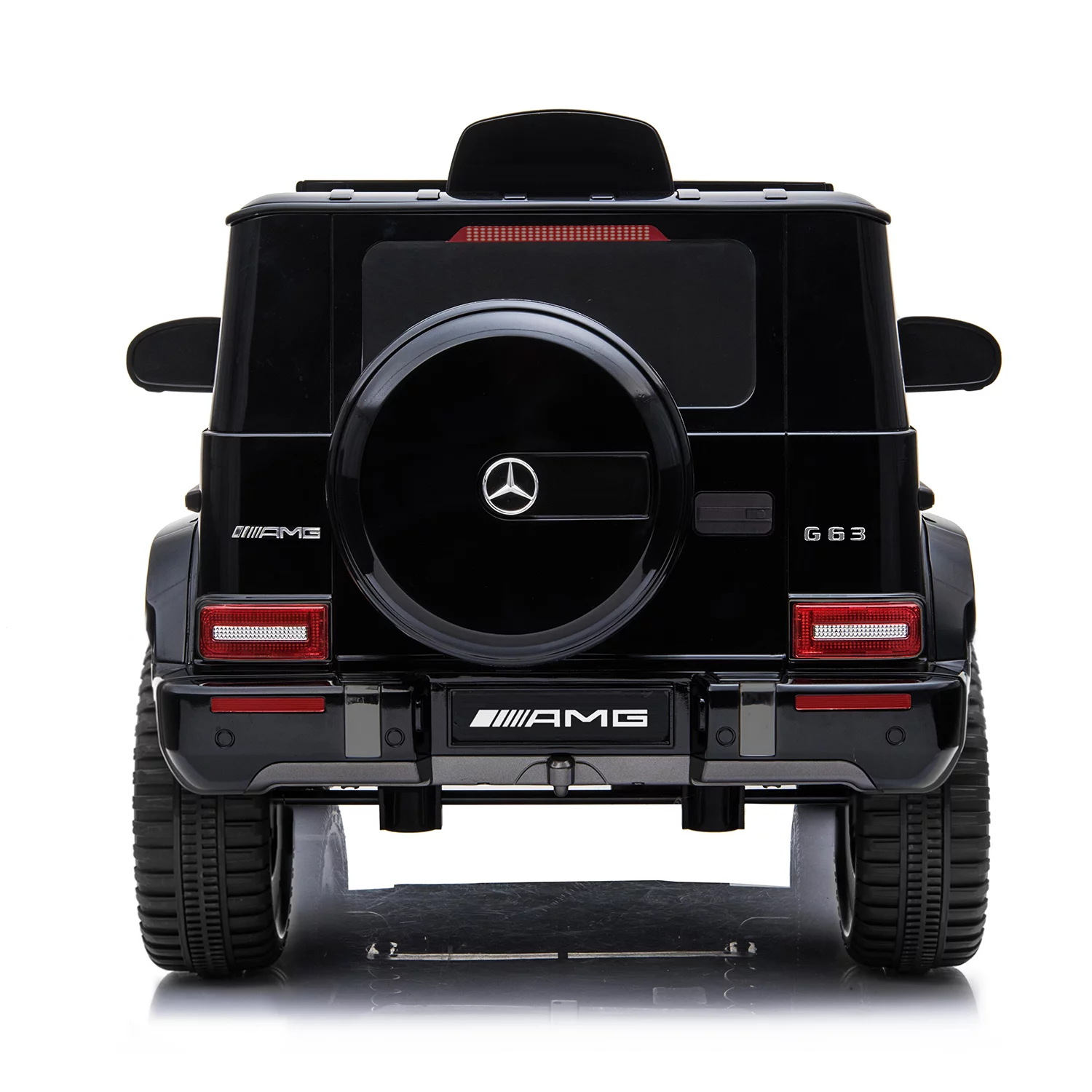Licensed Mercedes Benz AMG G63 Children Ride On Car with Parent Remote Control for Kids, Electric Vehicles Suspension System, Openable Doors, LED Lights, 2 Motors, MP3 Player, New Version -Black
