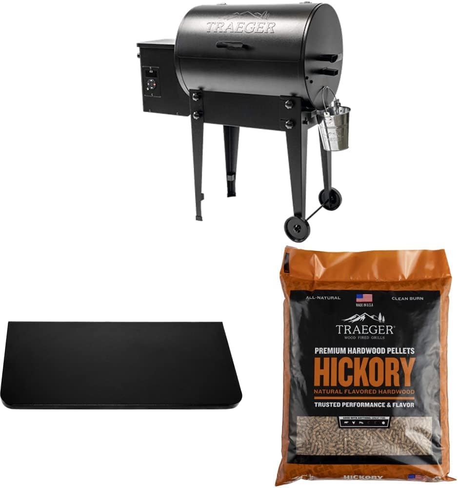 Traeger Grills Tailgater 20 Portable Wood Pellet Grill and Smoker, Black