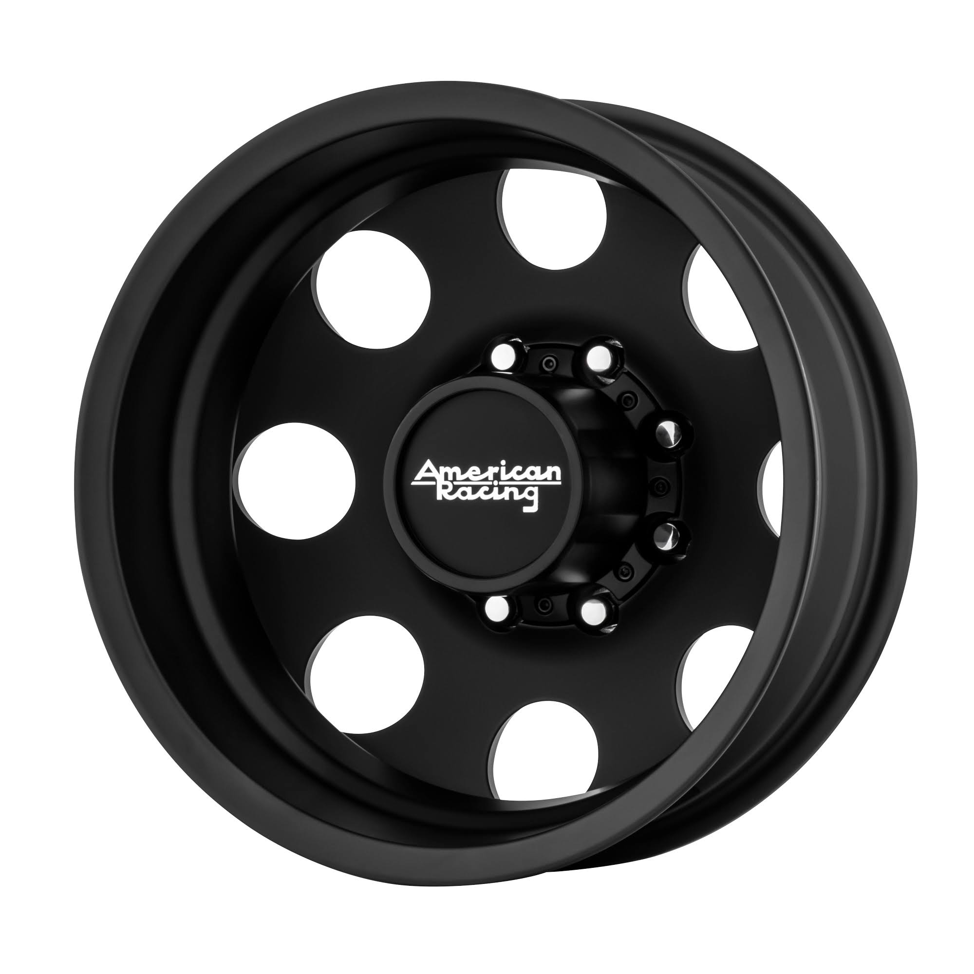 American Racing Baja Dually 17x6.5 8x210 Satin Black - Rear (-140 mm)
