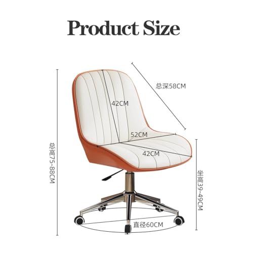 Criss Cross Chair with Wheels,Cross Legged Desk Chair with Adjustable Height,Ergonomic Swivel Vanity Chair Mid Back Computer Home Office Task Chairs(Gray)