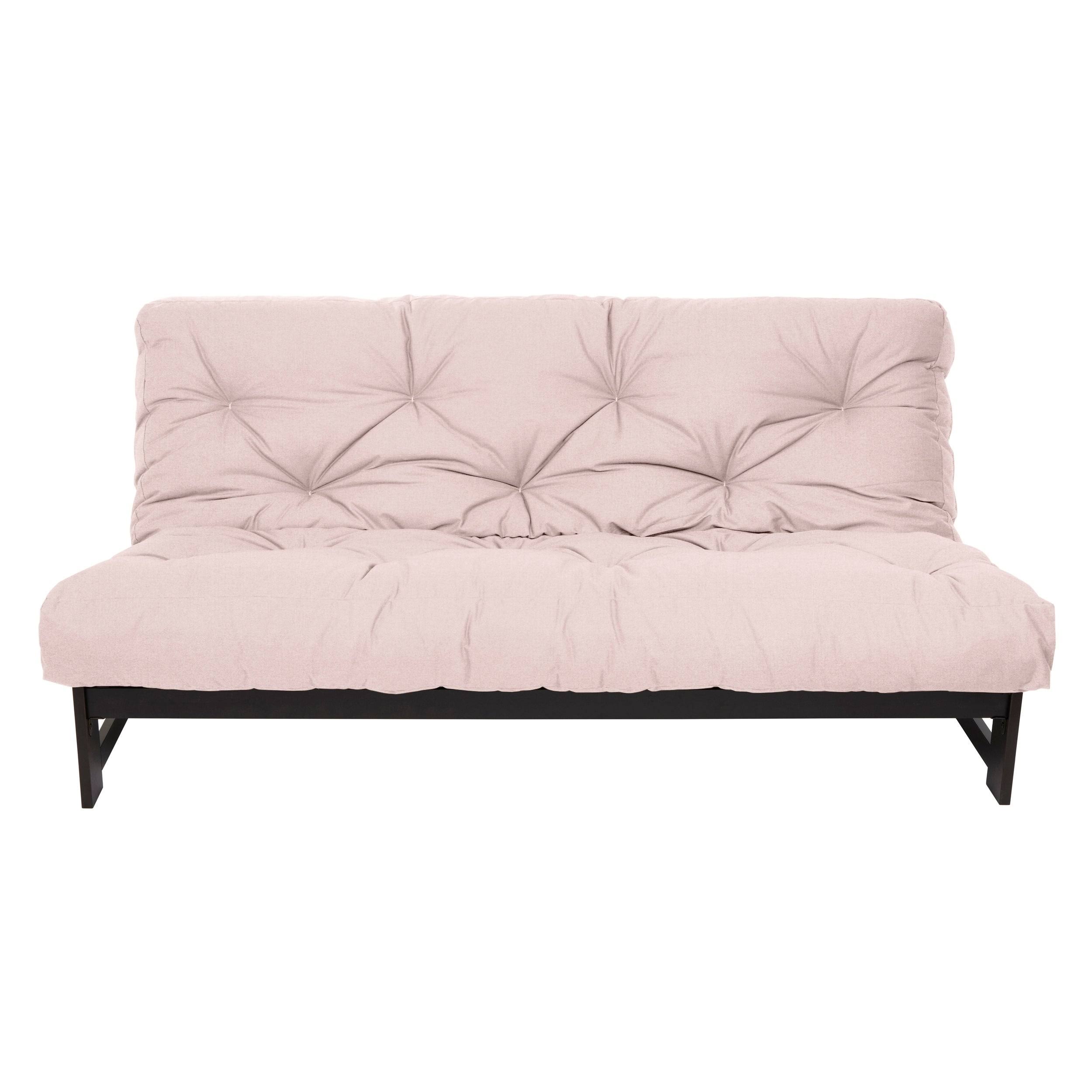 Porch u0026 Den Ordonez Black 8-Inch Queen-size Dual Latex Futon Mattress