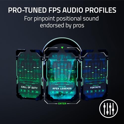Razer BlackShark V2 Pro Wireless Xbox Gaming Headset: 50mm Drivers - Super Wideband Mic - Noise Isolating Earcups - for Xbox, PS5, Nintendo Switch 2, PC, Mac - Bluetooth, USB-C - 70hr Battery - Black
