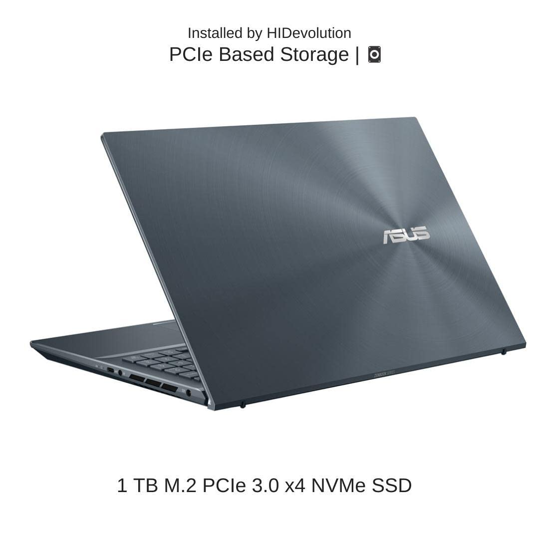 HIDevolution ASUS ZenBook Pro UM535QE 15.6" FHD OLED Touch, 3.2 GHz Ryzen 7 5800H, RTX 3050 Ti, 16 GB RAM, 1 TB PCIe SSD