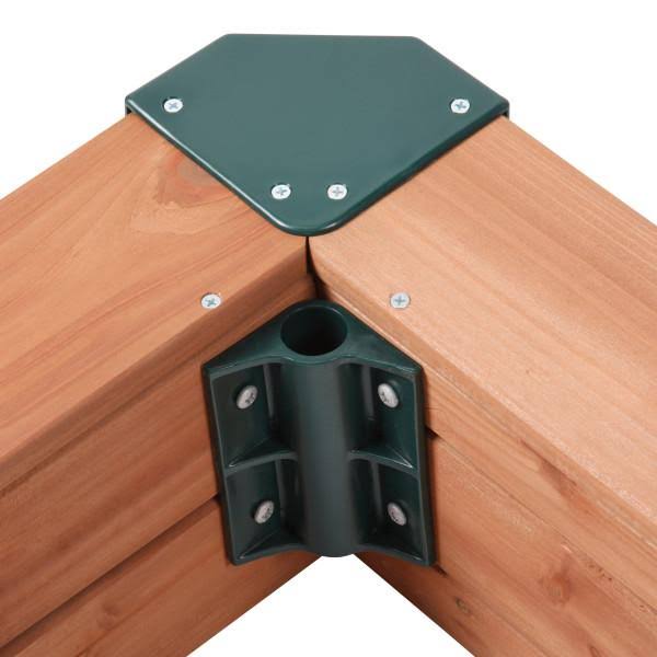 Gorilla Playsets Interlocking Sandbox with Cover