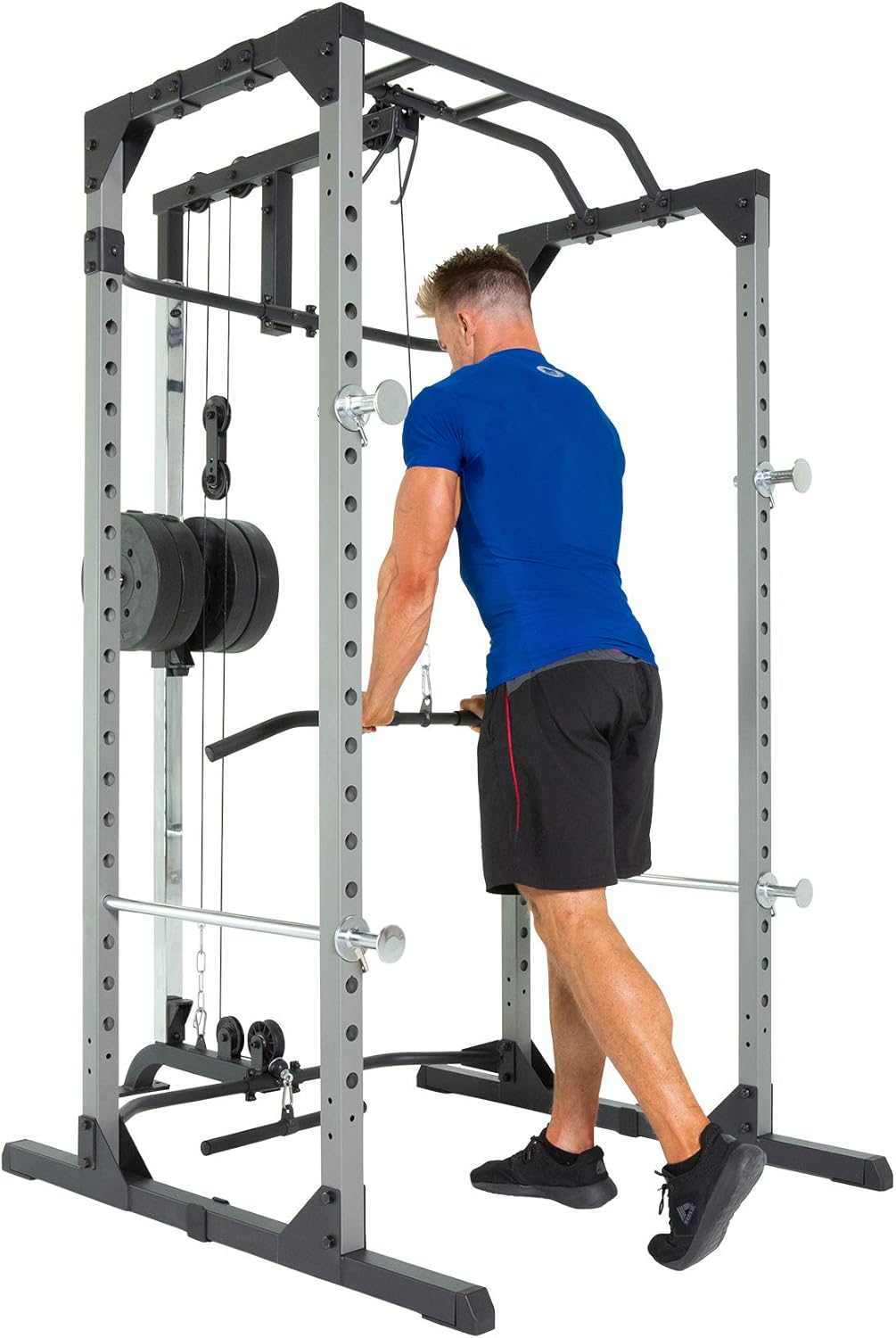 Fitness Reality 810XLT Super Max Power Cage | Optional Lat Pull-down Attachment and Adjustable Leg Hold-down | Lat Pull-down Attachment Only