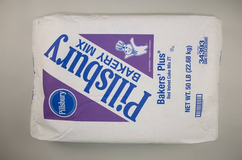 Pillsbury Bakers Plus Red Velvet Cake Mix 50lb.
