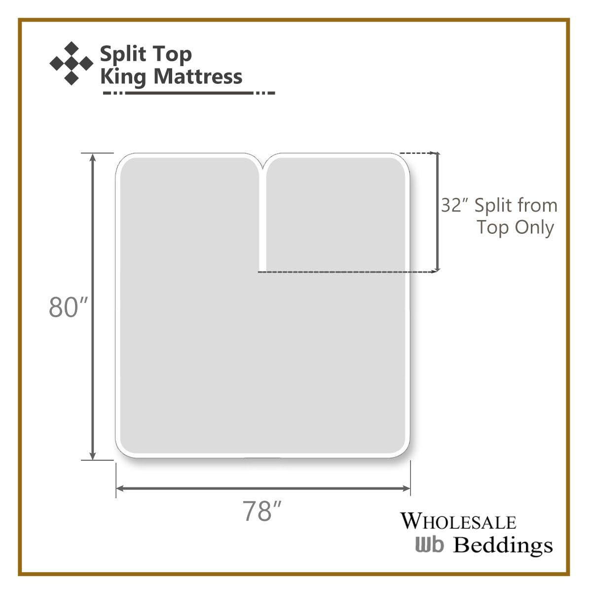 Abripedic Head Split King Bamboo Sheets (Head Split) 600TC Taupe