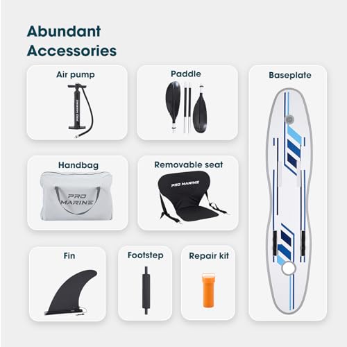Inflatable Kayak Deluxe Oar Included, Blow up Touring Kayak Set,with adjustable Seat and Pump,Lightweight and Portable,paddles and bag