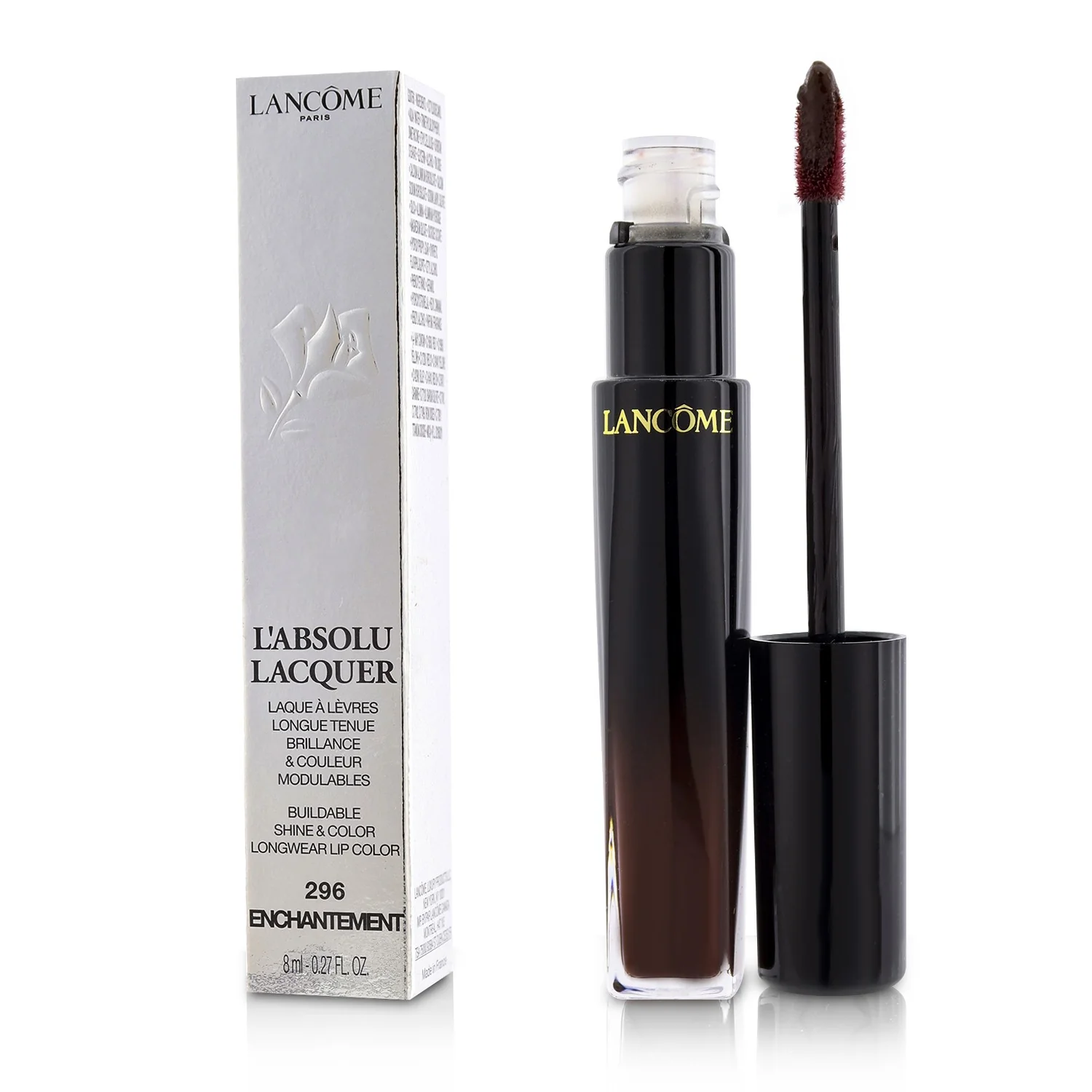 Lancome L'Absolu Lacquer Buildable Shine & Color Longwear Lip Color - # 366 Power Rose  8ml/0.27oz