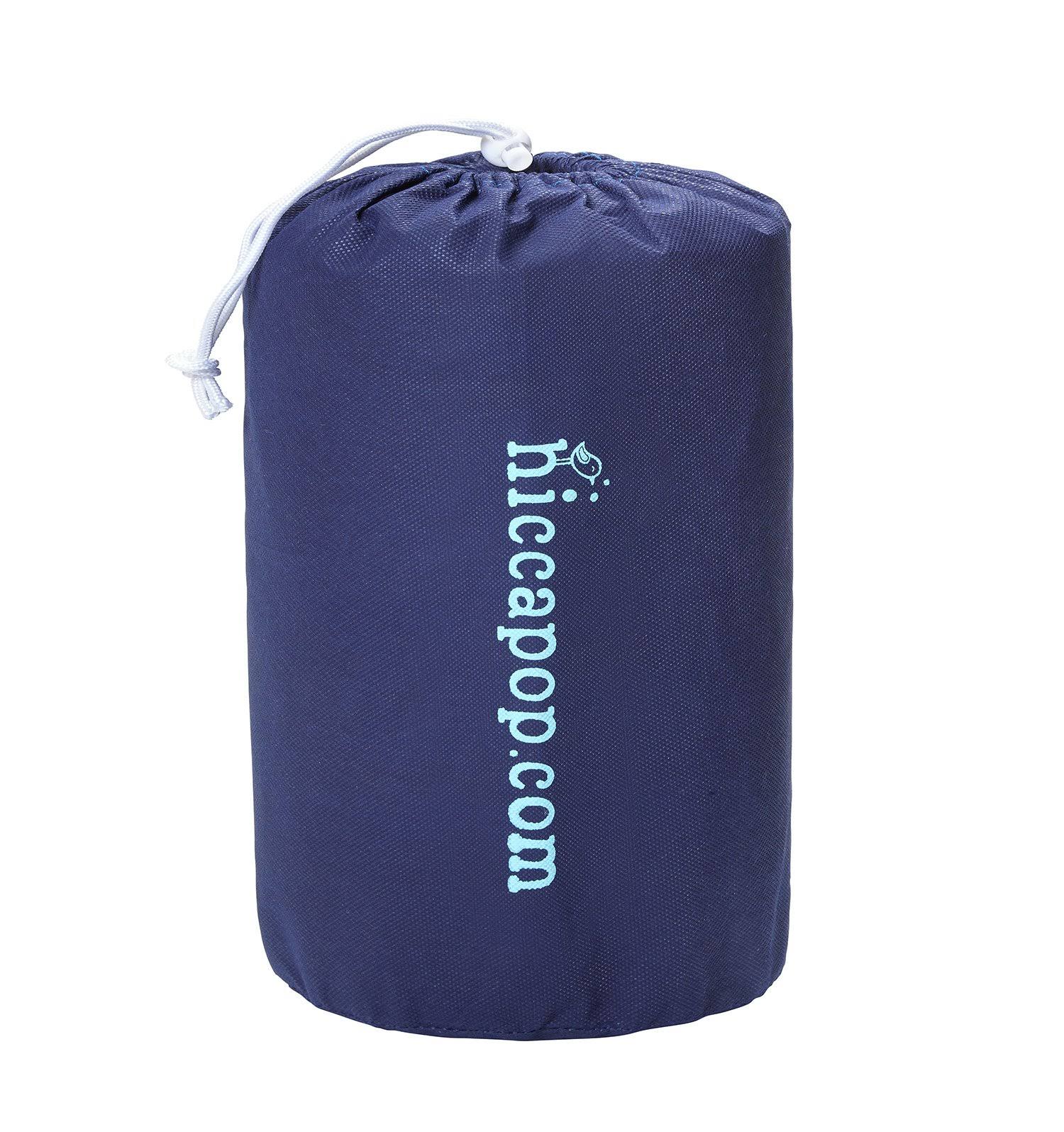 Hiccapop Inflatable Toddler Travel Bed with Safety Bumpers | Portable Blow Up Mattress for Kids |