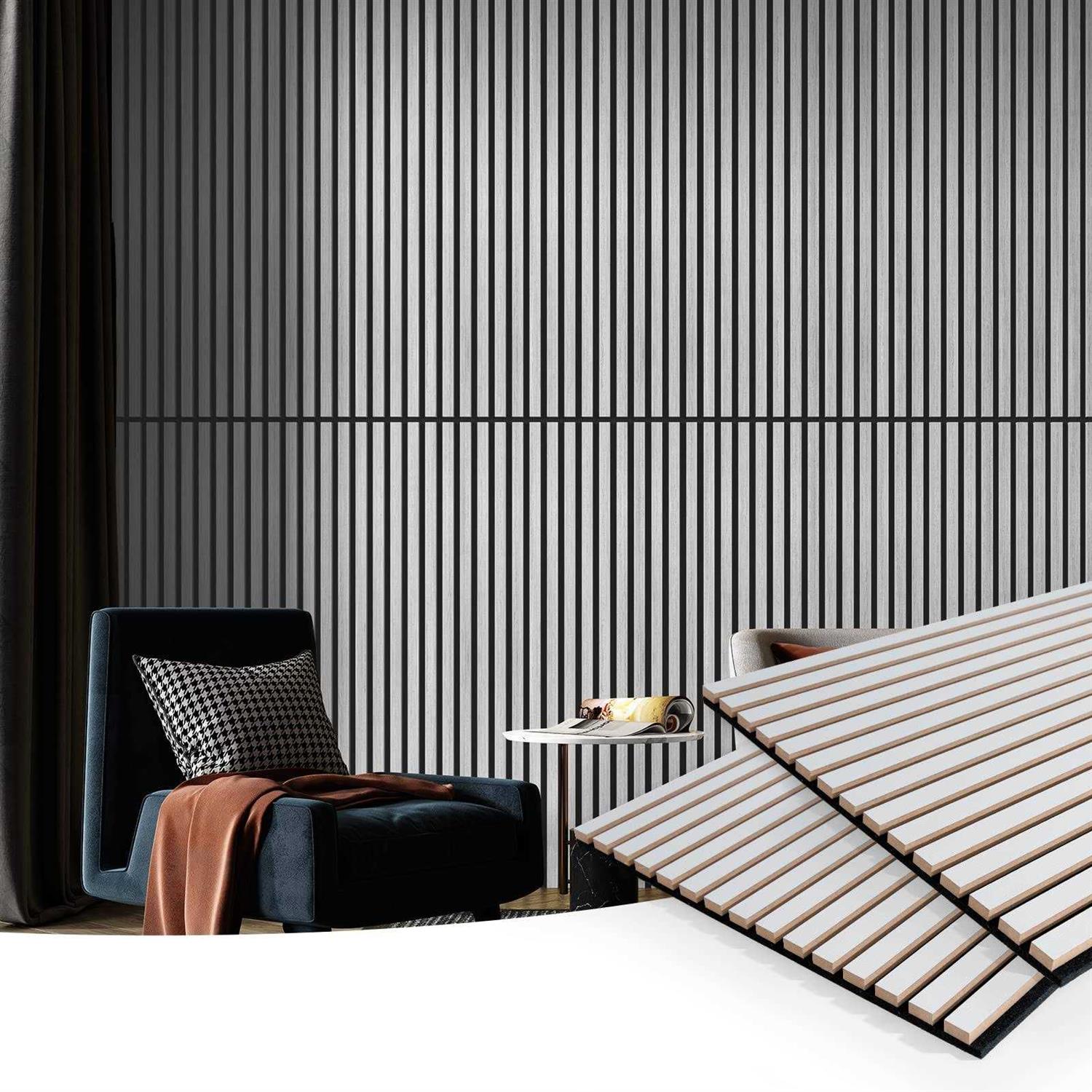 Art3d 2 Wood Slat Acoustic Panels for Wall and Ceiling - Shop Hardware Tools Online Store