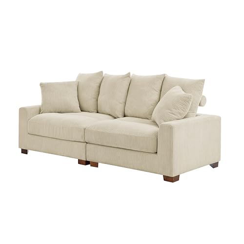 Modular Sofa Love Seats, Dark Gray