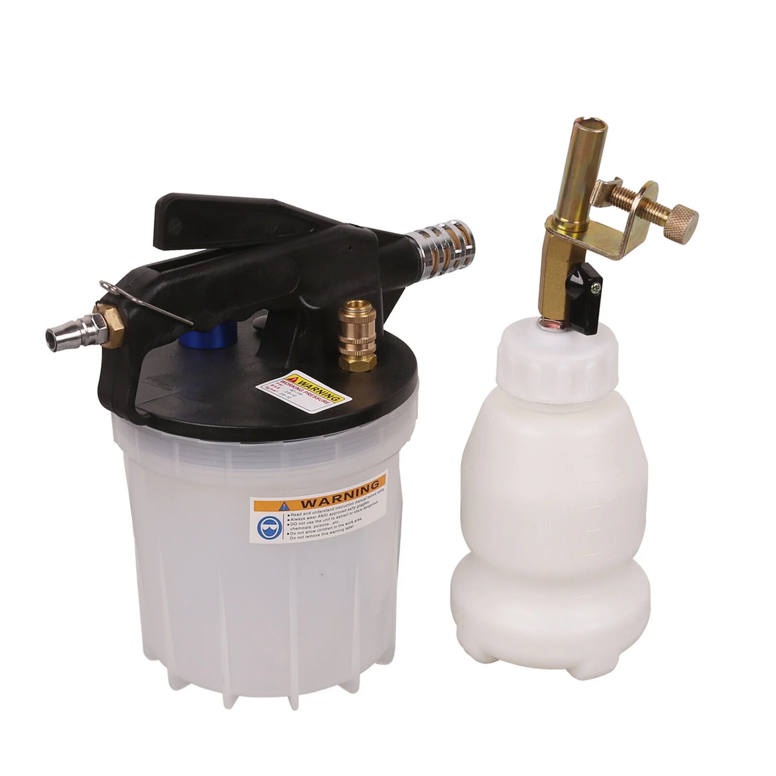 Pneumatic Auto Vacuum Brake Fluid Bleeder Extractor Pump Tool Kit Replace 2L