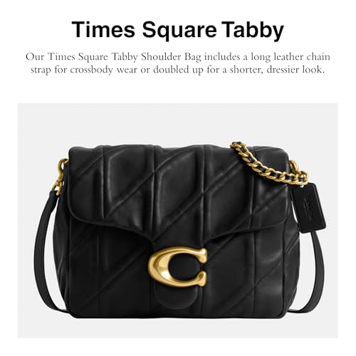 Coach Times Square Tabby Shoulder Bag 26 with Quilting