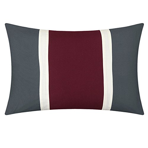 Chic Home Red Bed in a Bag Comforter Set, Queen Size (20 Pieces), Icaria - Microfiber Bedding - Comforter, Pillow Shams, Sheets, Bed Skirt, Curtain Panels & Tiebacks, Pillowcases, Decorative Pillows