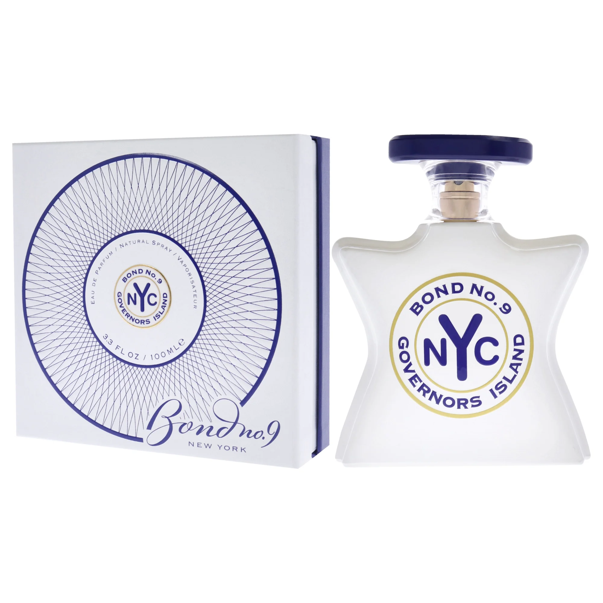 Bond No. 9 Governors Island Eau De Parfum Spray, Unisex Fragrance, 3.3 Oz