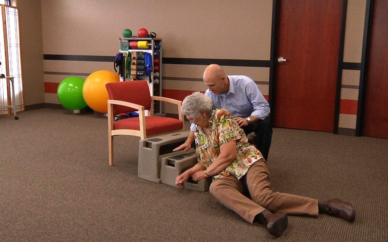 ResQUp Self-Help Senior Lift | Get Up from Floor | Lightweight Strong Portable Easy to Use and Store | No Assembly No Slings No Pumping (Graystone)