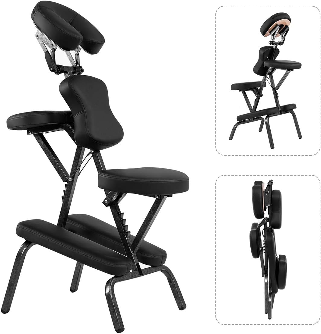 Giantex Portable Light Weight Massage Chair Travel Massage Tattoo Spa Chair w/Carrying Bag